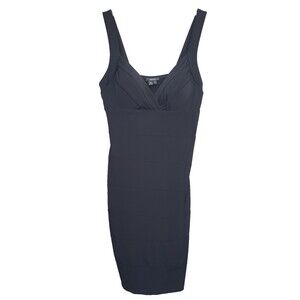 XOXO Black Bodycon Dress Sleeveless Padded Lined Y2K Size Large